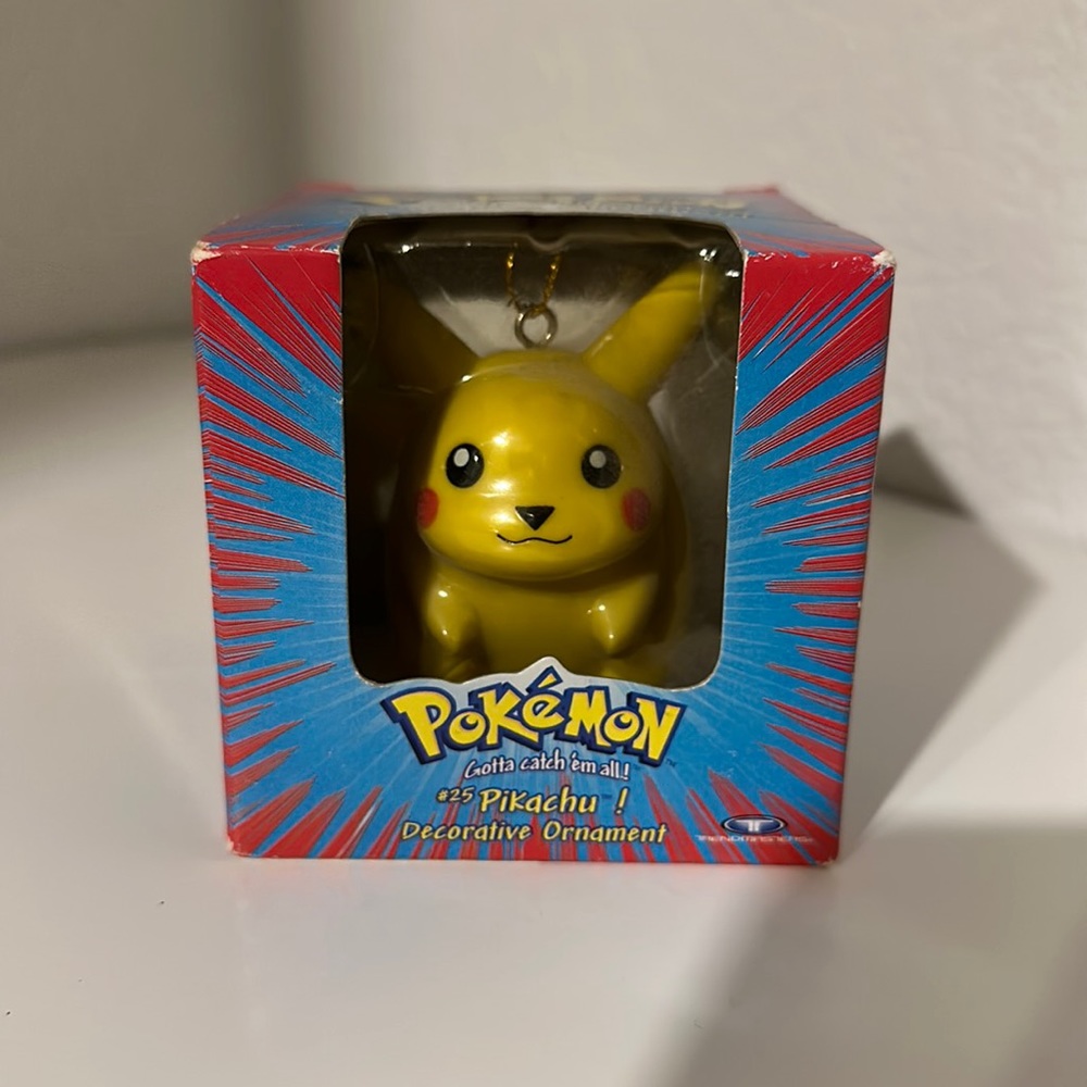 Vintage Pokémon Pikachu Christmas Ornament